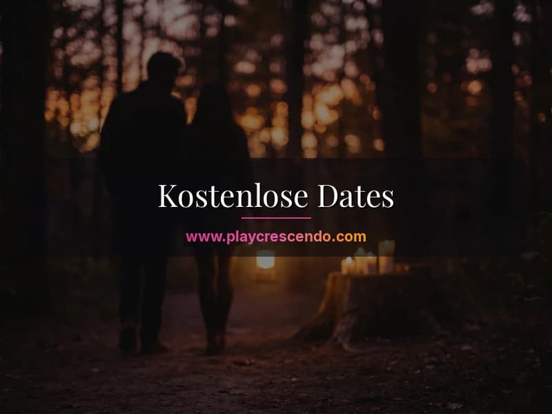 Paar beim kostenlosen Date im Park bei Sonnenuntergang