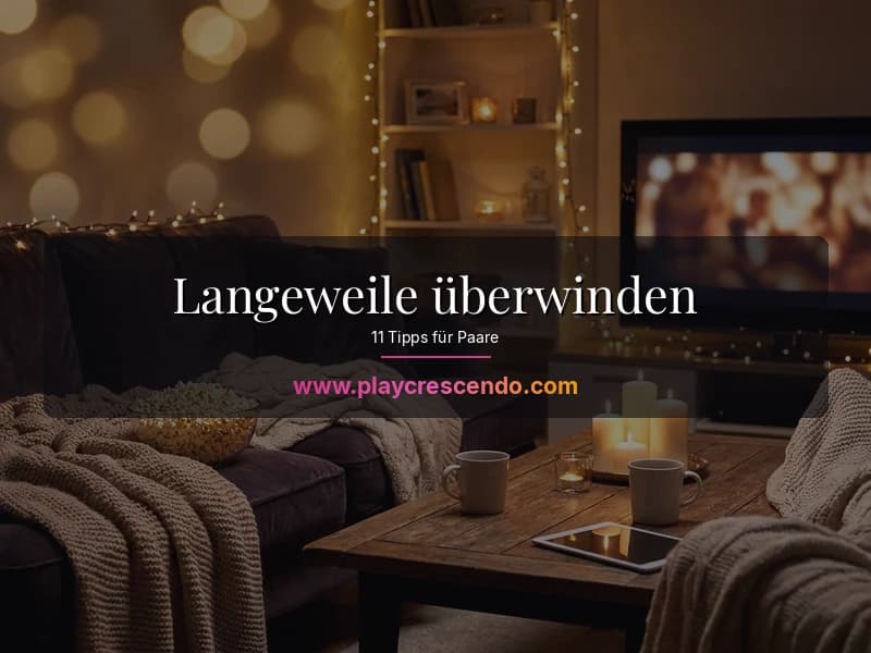 Paar überwindet Langeweile in der Beziehung mit neuen gemeinsamen Aktivitäten