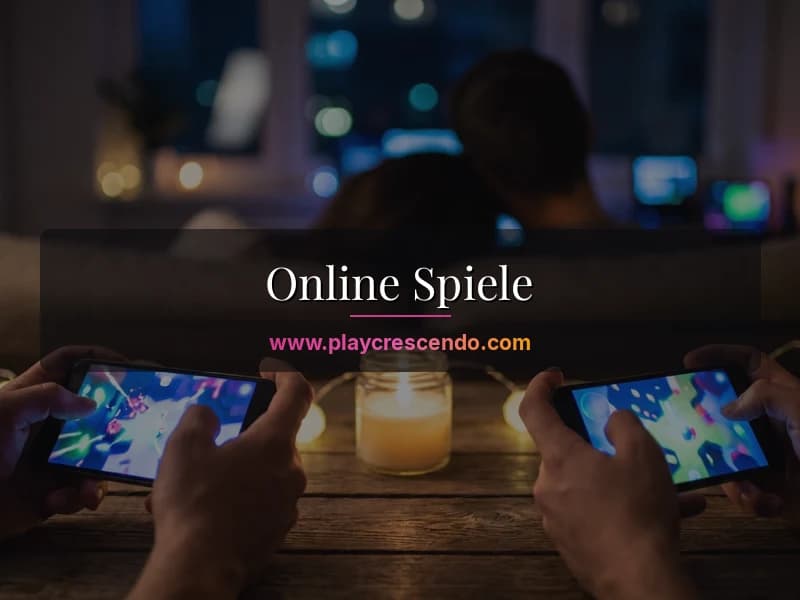 Paar spielt gemeinsam ein Online-Spiel auf dem Laptop bei gemütlicher Beleuchtung