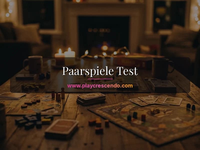 Paar spielt ein Brettspiel bei Kerzenlicht am Wohnzimmertisch