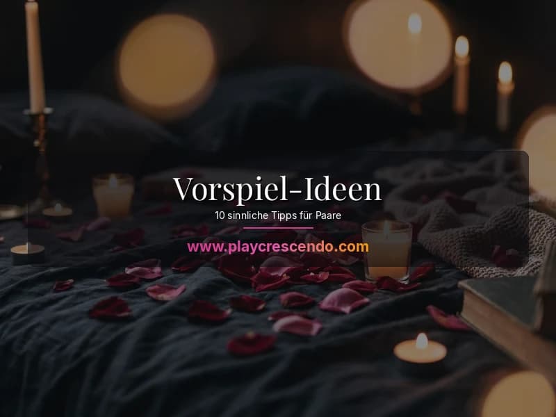 Sinnliche Vorspiel-Ideen für Paare — Tipps für mehr Leidenschaft