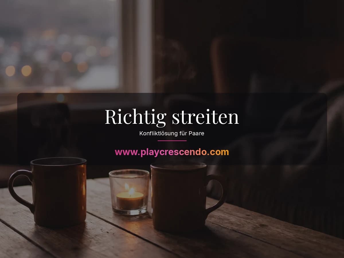 Paar sitzt zugewandt am Küchentisch und löst einen Konflikt ruhig und konstruktiv